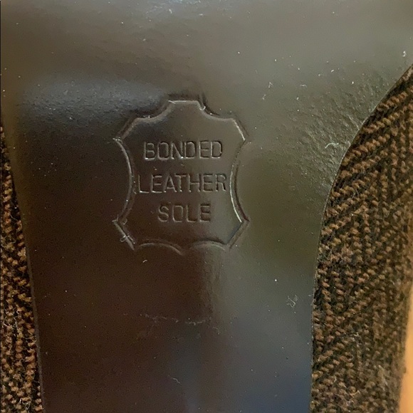 M. Patrick Brown Patent/Tweed 2in Kitten Heels - Picture 5 of 7